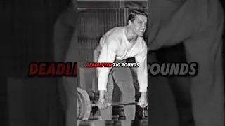 Young Schwarzenegger's STRENGTH 💪💪 #arnoldschwarzenegger #bodybuilding