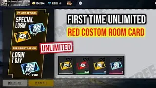 How To Get Unlimited Red Custom Room Card in Free Fire | Red Custom Kaise Kharide !!
