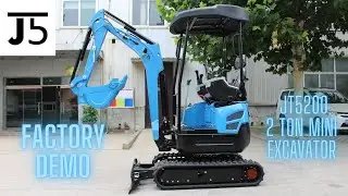 JoyT5 JT5200 2 Ton Mini Excavator Factory Demo