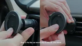 How to Install Magnetic Phone Holder for Car Air Vent (SW-MPH982)