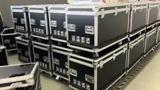 Trendy: Outdoor rental LED Screen packed in flight case, ready for delivery