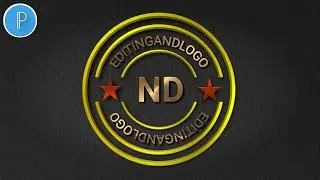 ND Font 2.10 Mps Logo Design Pixellab| Ghandhar kala | How To Make My YouTube Channel Logo Design
