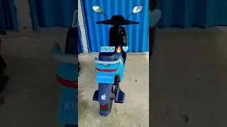 Modifikasi Spakbor belakang sepeda listrik Uwinfly D75 🔥🩵 #fyp  #modifikasi #sepedalistrik