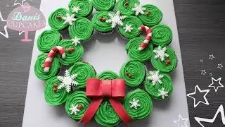Weihnachts Cupcake Adventskranz | Danis Cupcakes