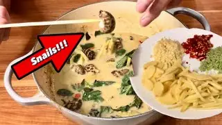 Oc Xao Dua (Vietnamese Coconut Milk Sea Snails, Escargot)