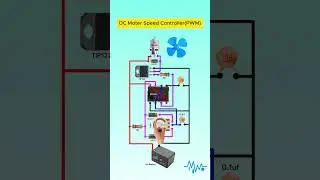 DC Motor Speed Controller Circuit | PWM Driver Module #Shorts