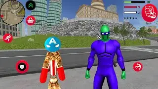 S&uuml;per Kahraman &Ccedil;&ouml;p Adam - Army Captain America StickMan Rope Hero #4 - Android Gameplay
