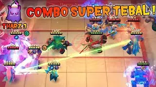 THARZ 3 - COMBO NATURE GUARDIAN SUPER TEBAL SAMPAI BERLAPIS - LAPIS - MAGIC CHESS MOBILE LEGENDS