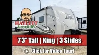 (SOLD) 2020 Eagle 330RSTS Triple Slide Flat Deck Fifth Wheel Style Travel Trailer Fixed
