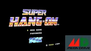Super Hang On (Genesis) on Sony PVM 20M2MDU