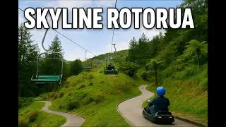 Skyline Rotorua Adventure 🌲🚠 | Forest Views & Thrilling Luge Ride in New Zealand 🇳🇿