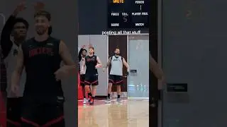 Alpi dunked on Steven during day 1 of training camp..today, Steven got his get back 😂