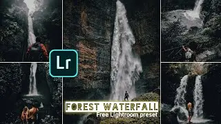 Forest Waterfall Preset/Free Lightroom preset/Lightroom photo editing/lr preset dng download/Presets