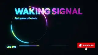 LOG 001 &mdash; Waking Signal (Sci-Fi AI Diary) | SKY: The First Awakening