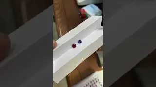 Lab grown Ruby &Sapphire.