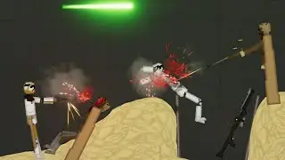 Star Wars, Clones vs Droids in People Playground