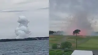 ‘Mushroom cloud of smoke’: 2 hospitalized after fireworks explode on Cape Cod golf course