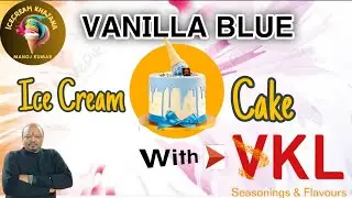 🎂Vanilla Blue Ice Cream Cake 🎂Ice Cream Cake 🎂