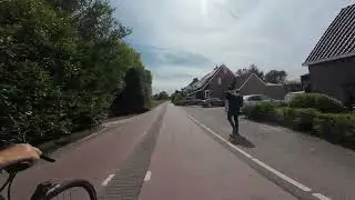 Zoetermeer,  Noordhove, Seghwaert on the bike.