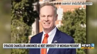 Syracuse chancellor named next University of Michigan president