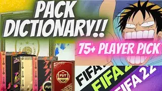 AWESOME PULL OUT OF 75+ PLAYER PICK !!!! FIFA 22