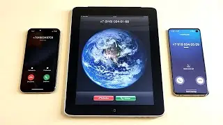 Samsung Galaxy S10 vs iPad 2010 vs iPhone X incoming call & outgoing call