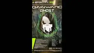 Unboxing Gainward 耕宇 Geforce RTX 3060 GHOST 12GB GDDR6