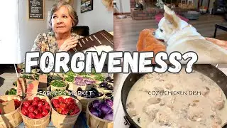 Retirement Vlog:  Forgiving Others When There is No Apology, Farmer's Market, Cooking Up Easy Meals
