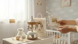 Zestaw upominkowy ROYAL WOOD &ndash; pozytywka i laurka w eleganckiej torbie prezentowej