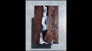 Custom Order Epoxy Resin Table, Custom Table, Ocean Design, Wood Art Resin Coffee Table #coffeetable