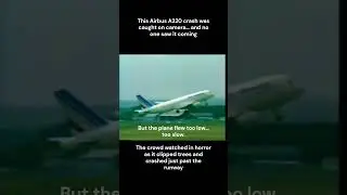 Демонстрация Airbus A320, закончившаяся катастрофой &mdash; снято на камеру
