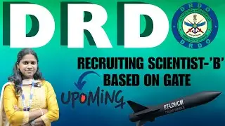 DRDO Recruitment of Scientist - B post based on GATE score