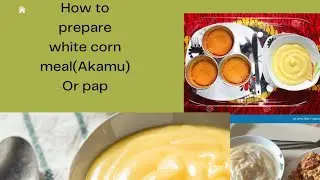 Homemade mixed grains pap processing #food #cake #papinlagos#.