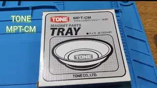 V.393 TONE MPT-CM ROUND TYPE MAGNET PARTS TRAY 150X40 ,JAPAN.