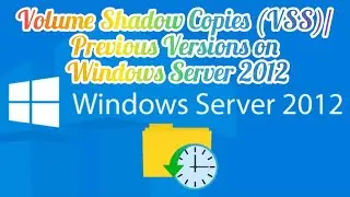 How to Configure Shadow Copies in Windows Server 2012 | how to enable previous versions Server 2012