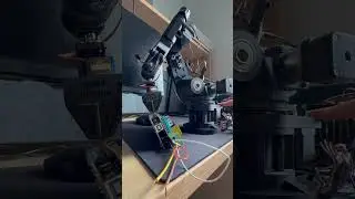 Another crazy demo of my arm 😮&zwj;💨😮&zwj;💨🐐 #3dprinting #arduinorobot #robotic #3dprinted #robotics