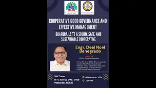 Cooperative Good Governance and Effective Management