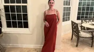 Amazon maxi dress try on
