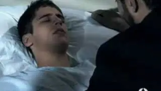 H&eacute;ctor con Marcos en el hospital