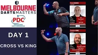 Rob Cross vs Robbie King | Melbourne Darts Masters 2019 | Day 1