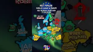 most popular roblox game #europe #map #geography #history #mapper #mapping #roblox #trend #games