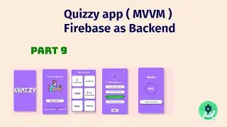 Приложение Quizzy Firebase в качестве бэкэнда (MVVM). Часть 9: Установка данных в виджеты