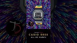CASIO G-SHOCK 5600 Models ⌚️ All Variants 🔥 #casio #watch #shorts #dw5600