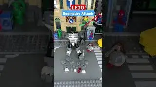 Lego Doomsday Attack brick build bigfig MOC Batman V Superman / Ataque de Doomsday al Diario Planeta