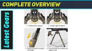 CVLIFE Tactical Bipod: Amazing Stability for Your Rifle!