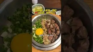 Famous local spot: solsot pot rice in Seoul!