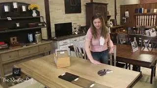 Wellington Solid Wood Table with Steel Base