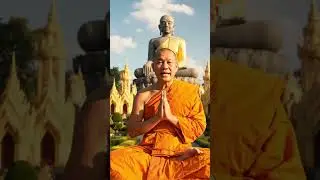 Monks Don't Rush Their Happiness #calmness #buddhism 🙏 #shorts