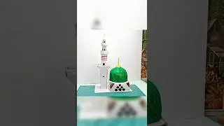 Making Model of gumbade khizra #gumbad e khizra #madina #cardboard #diy