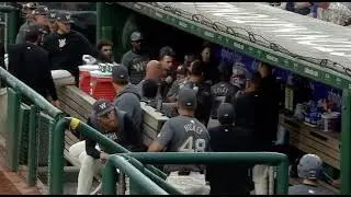 Mackenzie Gore * Nick Senzel *  Nationals Dugout * Altercation